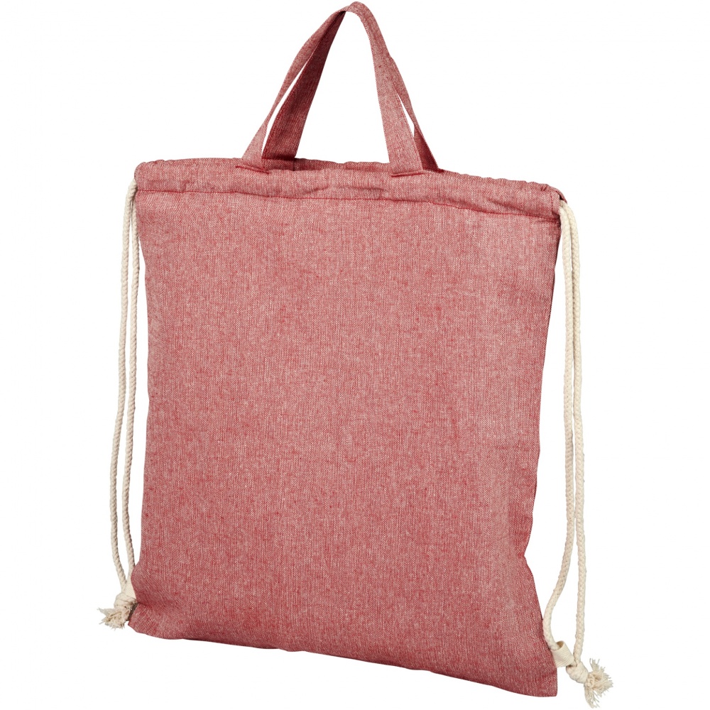 Logotrade promotional giveaway image of: Pheebs 150 g/m² recycled drawstring bag 6L