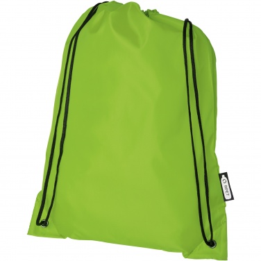 Logo trade advertising products picture of: Oriole RPET drawstring bag 5L