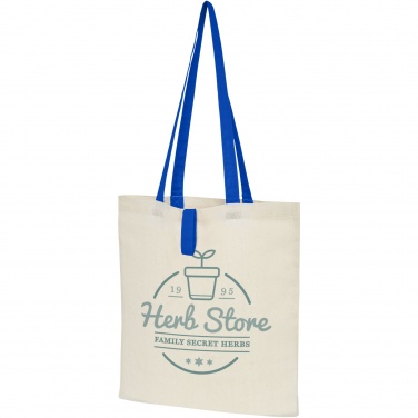 Logotrade promotional gift picture of: Nevada 100 g/m² cotton foldable tote bag 7L