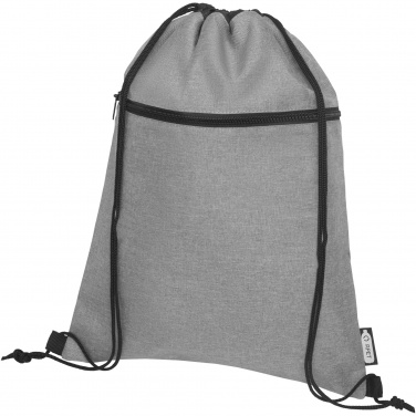 Logo trade promotional giveaways picture of: Ross RPET drawstring bag 5L