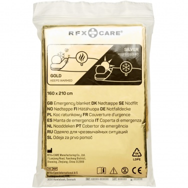 Logotrade business gifts photo of: Frederik 2-function emergency blanket