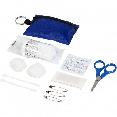 Logo trade promotional giveaways image of: Valdemar 16-piece first aid keyring pouch