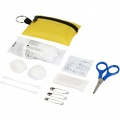 Valdemar 16-piece first aid keyring pouch, Yellow