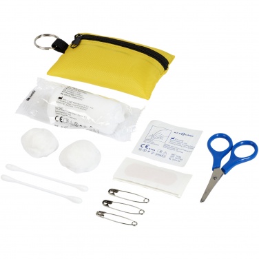 Logo trade promotional giveaways picture of: Valdemar 16-piece first aid keyring pouch