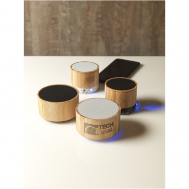 Logo trade corporate gifts image of: Cosmos bamboo Bluetooth® speaker