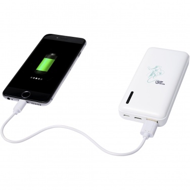 Logo trade promotional merchandise photo of: Compress 10.000 mAh high density power bank