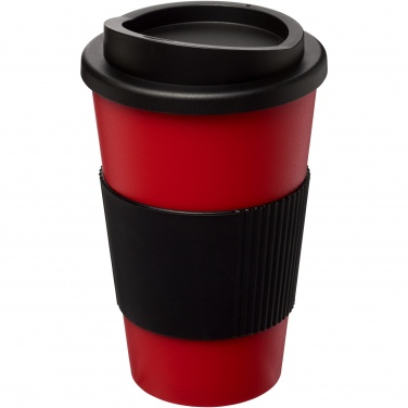 Logotrade promotional merchandise image of: Americano® 350 ml insulated tumbler with grip