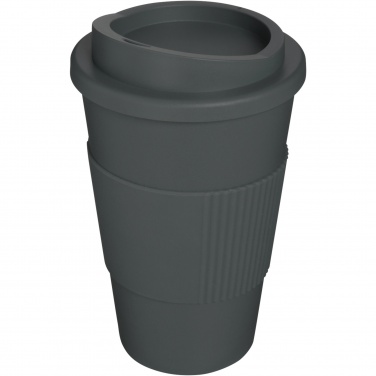 Logo trade promotional products image of: Americano® 350 ml insulated tumbler with grip