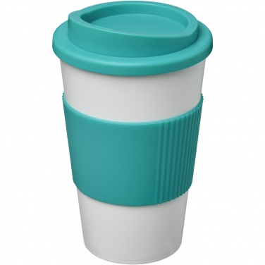 Logo trade advertising products image of: Americano® 350 ml insulated tumbler with grip