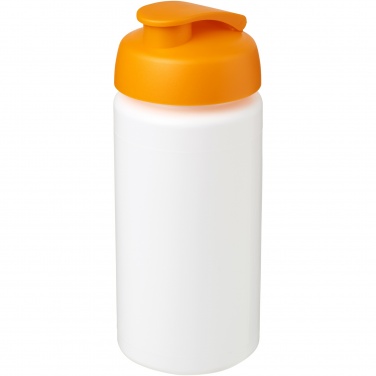 Logo trade promotional giveaways picture of: Baseline® Plus grip 500 ml flip lid sport bottle