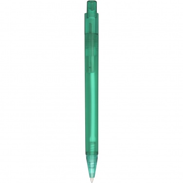 Logo trade advertising product photo of: Calypso frosted ballpoint pen