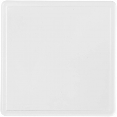 Logo trade promotional merchandise picture of: Ellison square plastic coaster with paper insert