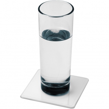 Logo trade corporate gifts picture of: Renzo square plastic coaster