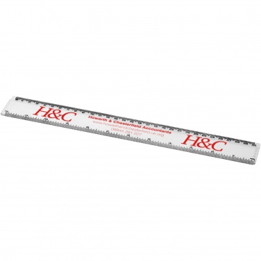 Logo trade promotional products image of: Renzo 30 cm plastic ruler