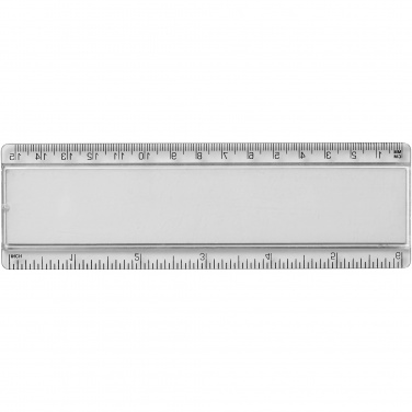 Logotrade promotional merchandise image of: Ellison 15 cm plastic insert ruler