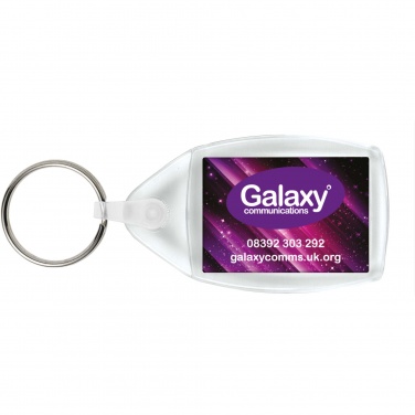 Logo trade promotional gifts picture of: Lita P6 keychain with plastic clip