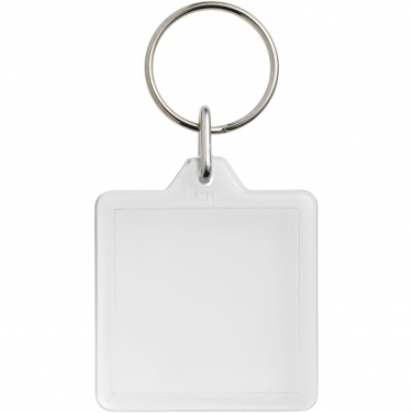 Logo trade promotional giveaway photo of: Vial U1 square keychain