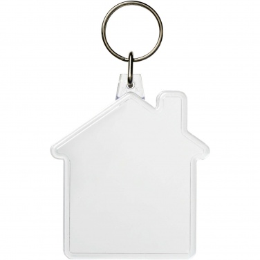 Logo trade corporate gift photo of: Combo house-shaped keychain