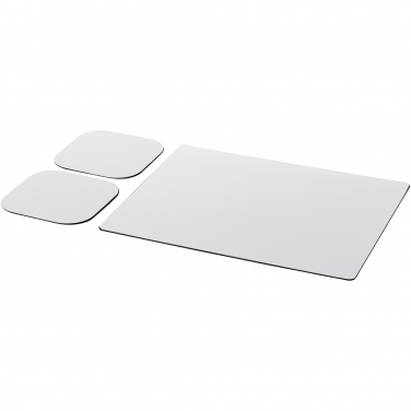 Logo trade promotional giveaways picture of: Brite-Mat® mouse mat and coaster set combo 3