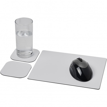 Logotrade business gifts photo of: Brite-Mat® mouse mat and coaster set combo 3