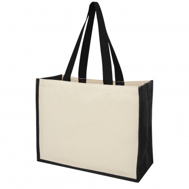 Logotrade business gift image of: Varai 320 g/m² canvas and jute shopping tote bag 23L