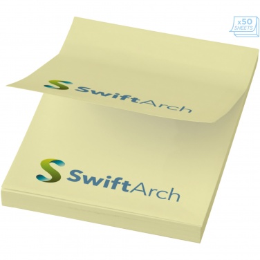 Logo trade promotional gifts image of: Sticky-Mate® A8 sticky notes 50x75mm