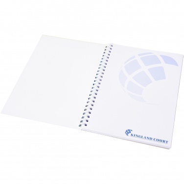 Logo trade promotional items image of: Desk-Mate® wire-o A5 notebook PP cover