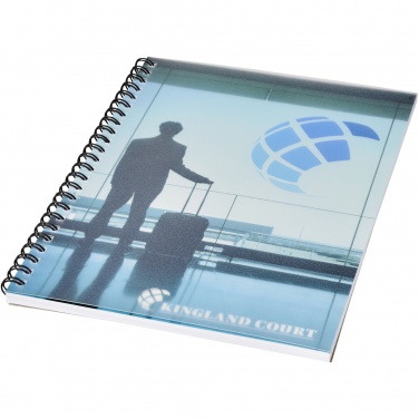 Logo trade promotional item photo of: Desk-Mate® wire-o A5 notebook PP cover