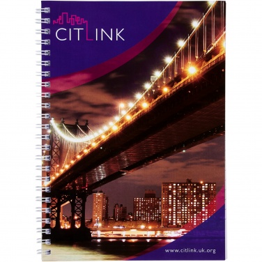 Logo trade corporate gift photo of: Desk-Mate® spiral A4 notebook