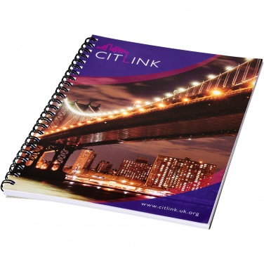 Logo trade business gifts image of: Desk-Mate® spiral A4 notebook