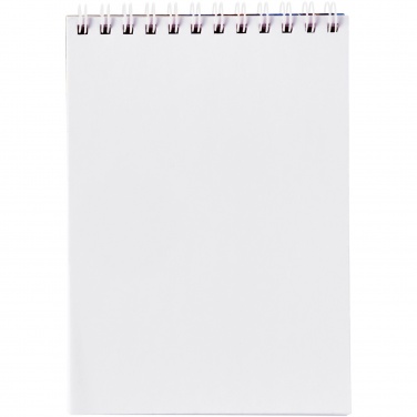 Logo trade corporate gifts image of: Desk-Mate® spiral A6 notebook