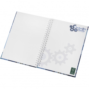 Logo trade corporate gifts picture of: Wire-o A5 notebook hard cover