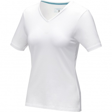 Logo trade promotional giveaways picture of: Kawartha short sleeve women's organic V-neck t-shirt
