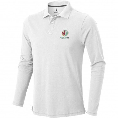 Logo trade promotional item photo of: Oakville long sleeve men's polo