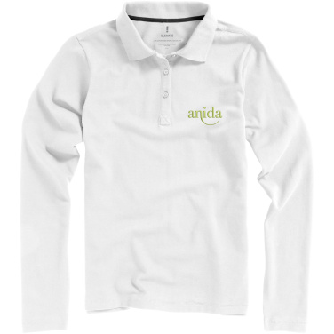 Logotrade corporate gift picture of: Oakville long sleeve women's polo