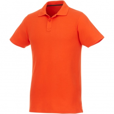 Logo trade business gifts image of: Helios short sleeve men's polo