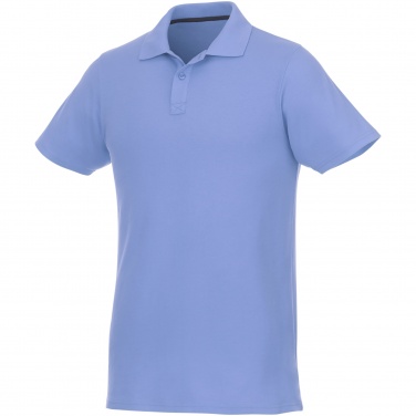 Logo trade promotional giveaways picture of: Helios short sleeve men's polo