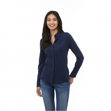 Logo trade promotional item photo of: Bigelow long sleeve women's pique shirt