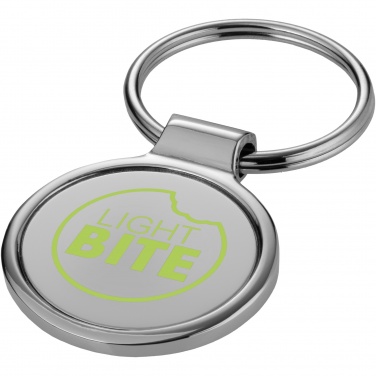 Logo trade corporate gifts picture of: Orlene round keychain