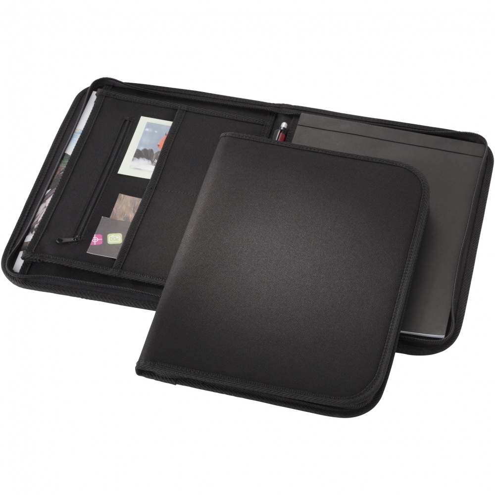 Logo trade promotional giveaways image of: Berkely A4 zippered portfolio