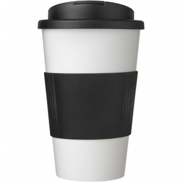 Logotrade business gift image of: Americano® 350 ml tumbler with grip & spill-proof lid