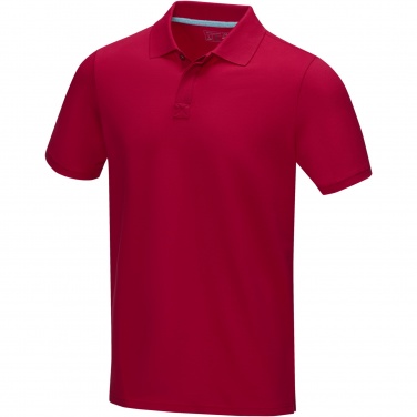 Logo trade promotional products picture of: Graphite short sleeve men’s organic polo