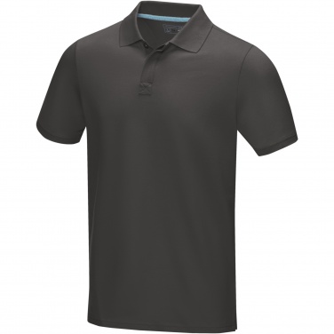 Logo trade promotional merchandise photo of: Graphite short sleeve men’s organic polo