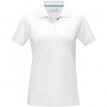 Logo trade promotional gift photo of: Graphite short sleeve women’s organic polo