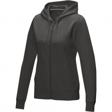 Logotrade corporate gift image of: Ruby women’s organic recycled full zip hoodie