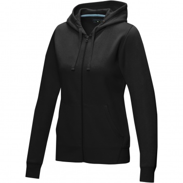 Logotrade promotional merchandise photo of: Ruby women’s organic recycled full zip hoodie