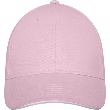 Logo trade corporate gifts image of: Darton 6 panel sandwich cap
