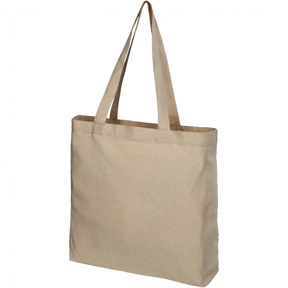 Logotrade corporate gift image of: Pheebs 210 g/m² recycled gusset tote bag 13L