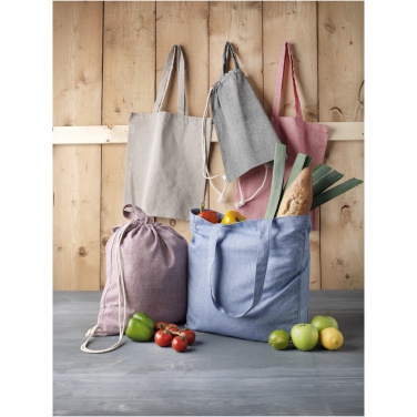 Logo trade advertising products picture of: Pheebs 210 g/m² recycled gusset tote bag 13L