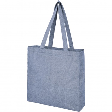 Logo trade promotional product photo of: Pheebs 210 g/m² recycled gusset tote bag 13L